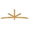 Ekena Millwork Alberta Rough Sawn Timber Gable Bracket, Western Red Cedar, 96"W x 32"H x 4"D x 4"F, 8/12 Pitch GBW096X32X0404ALB00RWR - alternate 1